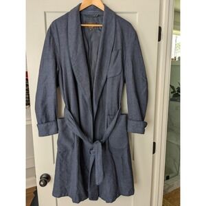 Paul Stuart New York Mens Shawl Collar Robe Lounge Wear Size S READ
